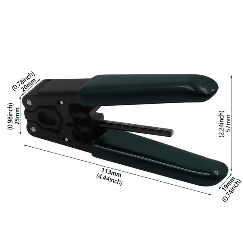 1 PCS Leather Wire Optical Fiber Stripper Optical Cable Stripper Cold Joint Tool