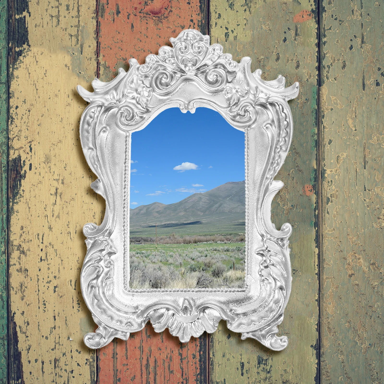 

JEWEDECO 2pcs Mini Photo Frame Small Picture Frame Ornament Tiny Props for Photos Decor