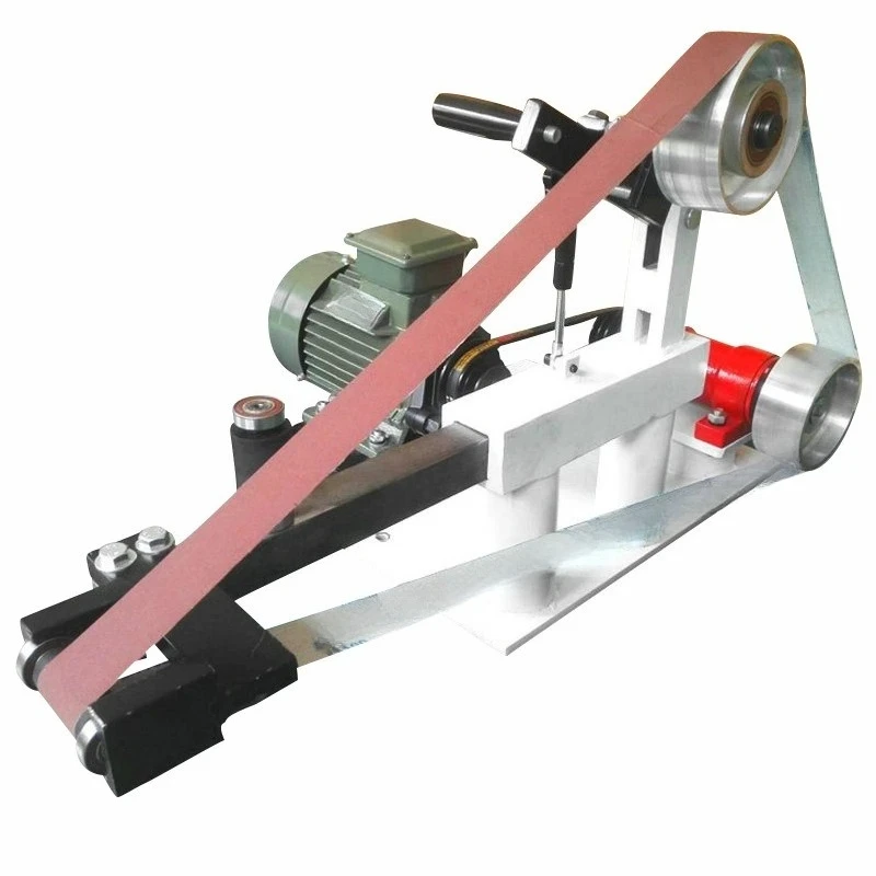 

Desktop electric belt sander, rust removal, grinding and polishing sander, cutting edge and deburring sander