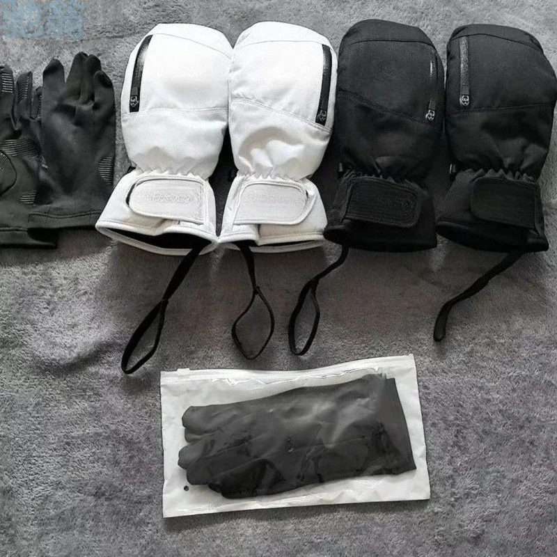 

Single and double ski gloves, professional waterproof thermal protective gear, five-finger mountaineering man