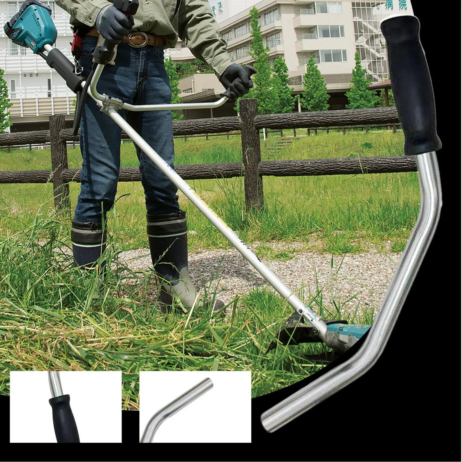 Lawn Mower Handle Lawn Trimmer Handle Trimmer Handle Ergonomic Motor Recoil Replacement Garden Power Tools Accessories
