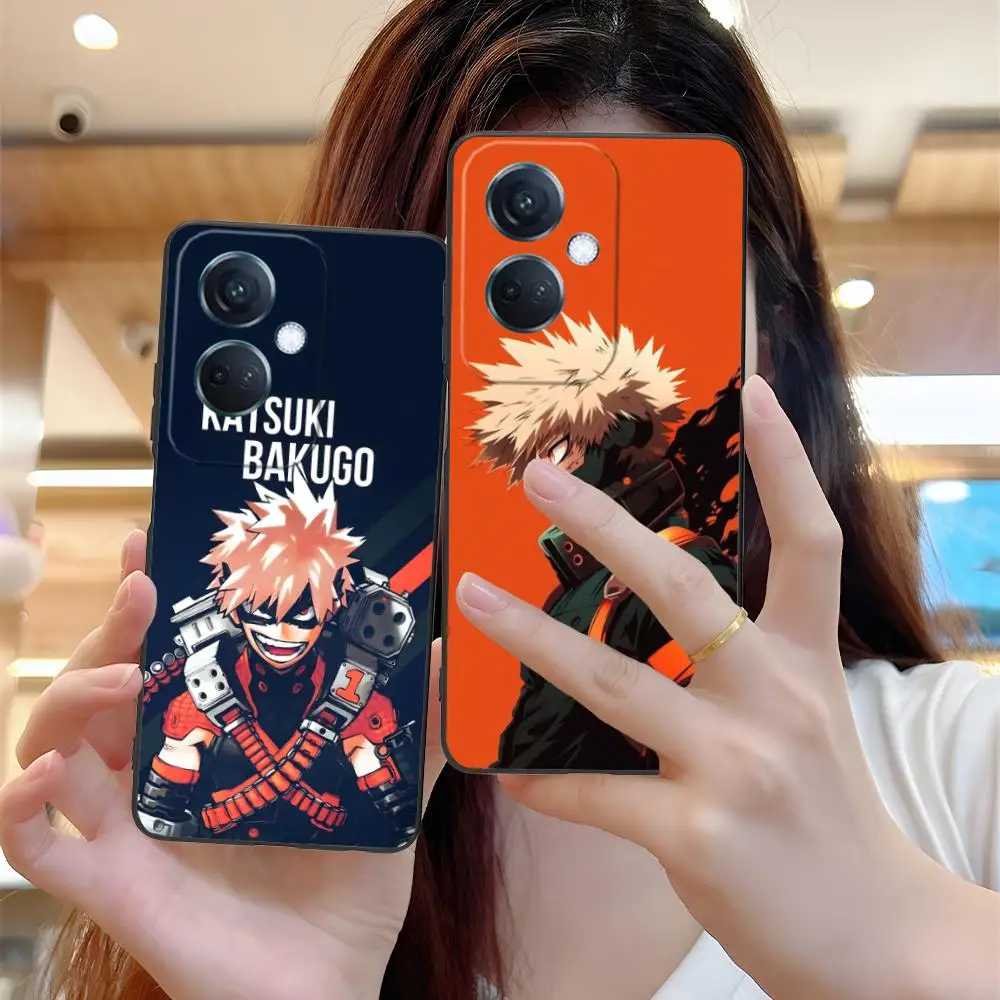 MHA Bakugo Handyhülle für OPPO Find X9 X8 X7 X6 X5 X3 X2 Plus s Pro Ultra Lite Weiche TPU Stoßfeste Schutzhülle