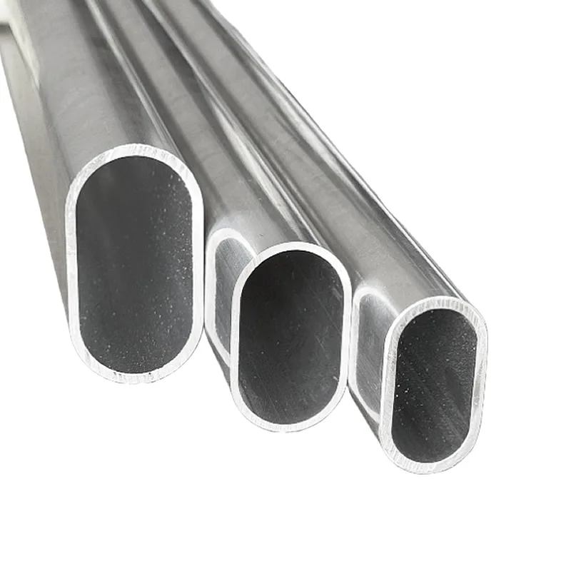Flat Oval Aluminum Alloy Tubing Telescopic Pipe Length 30x10x1.5 30x15x1.5 30x16x2 30x20x1.5 36x16x1.7 40x15x1.5 40x20 45x25 Mm