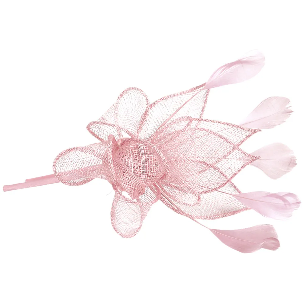 

Vintage Small Fascinator Headband Tea Party Hat Hair Clip Wedding Cocktail Halloween Christmas Accessories Tea Party Hats