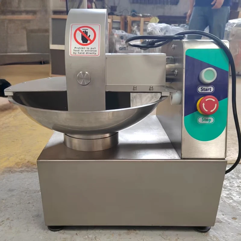 

220V Commercial Electric Vegetable Cutter, Stainless Steel Dumpling Filling Mixer
