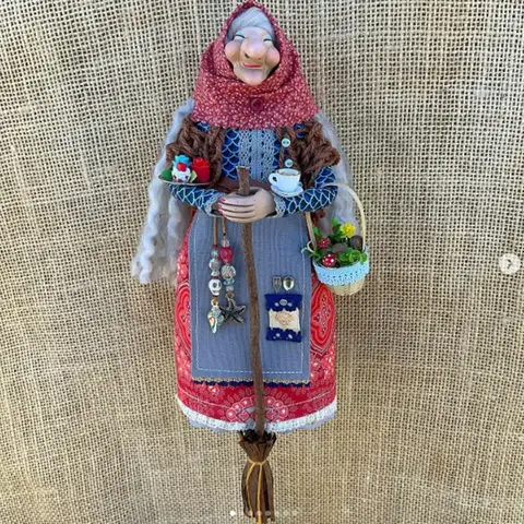 New product Handmade Kitchen Witch Doll - Creative Kitchen Resin Witch Doll