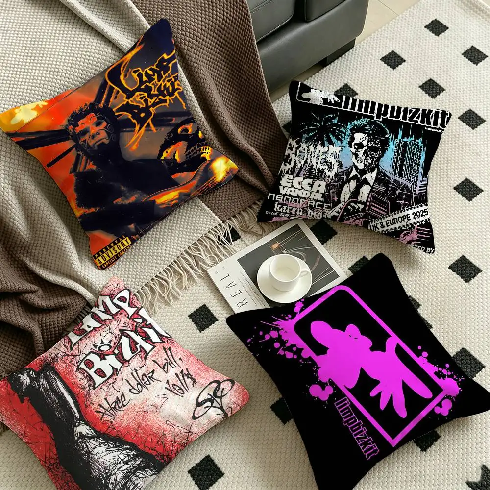 Rock Band L-Limp Bizkit Pillowcase toon Gift Cushion Cover Bedroom Home Sofa Chair Seat Decor pillow case