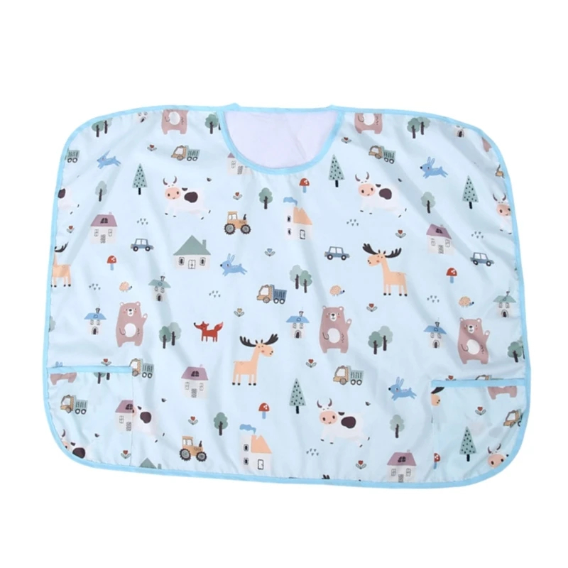 Baby Nursing Cover Breathable Breastfeeding Cover for Mom Cotton Baby Feeding Blanket Privacy Apron with Cartoon Pattern