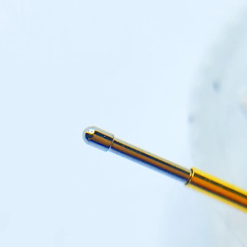 

20/100PCS P50-D Spring Test Probe Test Pin Pogo Pin P50-1D Electric ICT PCB Test Tool 0.60/0.68/16.55mm Needle Round Tip Head