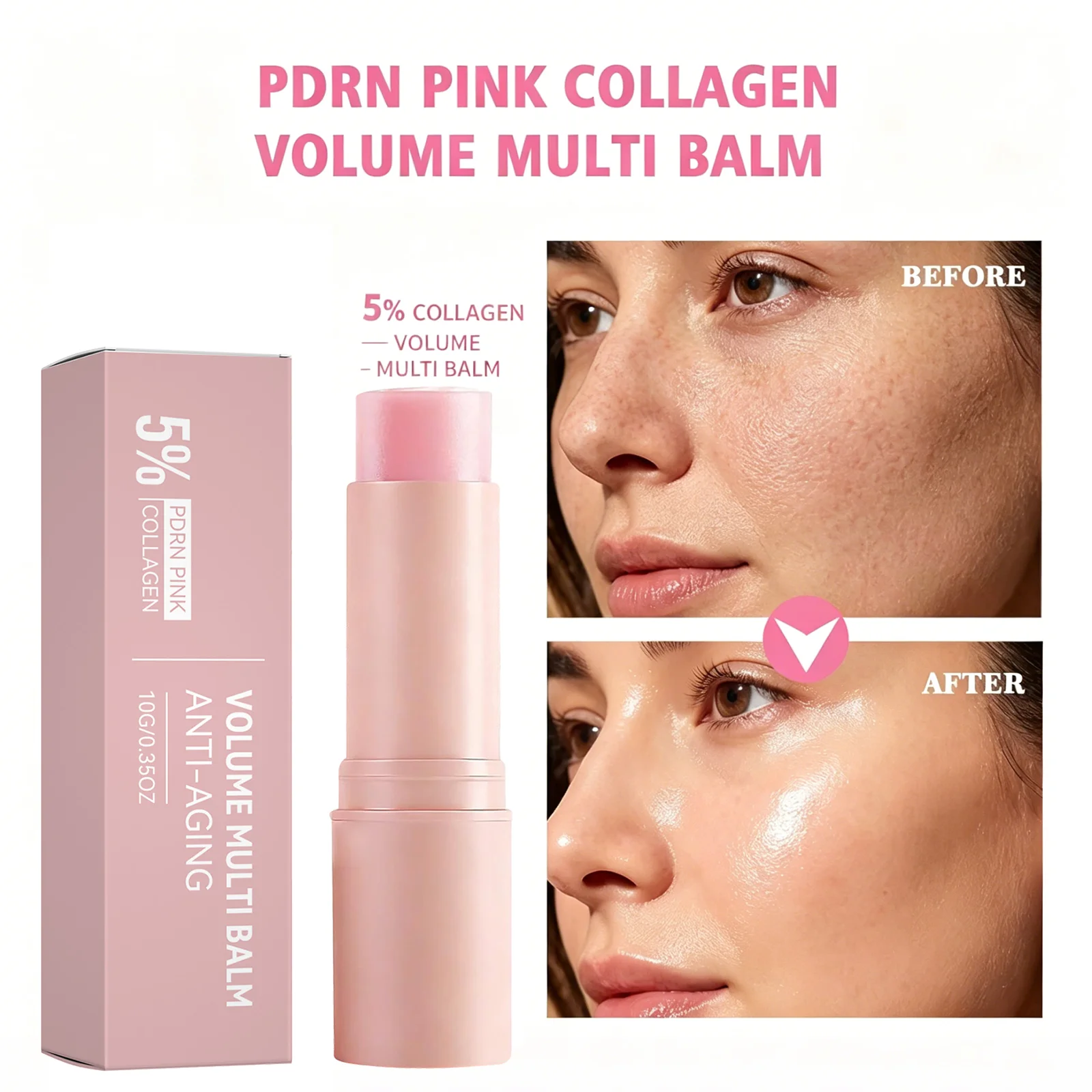 Moisturizer Stick Hydrating Balm Collagen Face Serum Barrier Protection Dry Skin Nourishing For Eye Neck Forehead Facial Cream