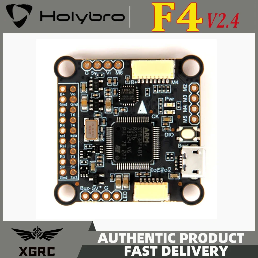 Holybro Kakute F4 V2.4 وحدة تحكم في الطيران MPU6000 مع BMP280 بارومتر OSD 30X30mm 2-8S لطائرات بدون طيار RC FPV حرة