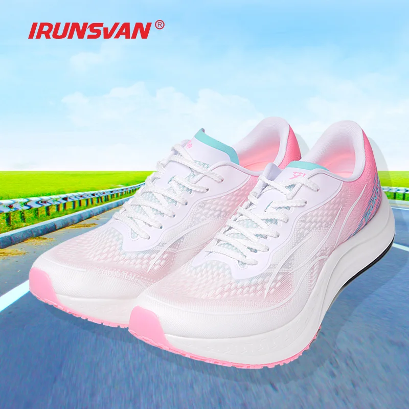 IRUNSVAN Flying Flame GT1.0 Full length Nylon Carbon Plate Marathon Running Shoes Sports Shoes Men's Shoes