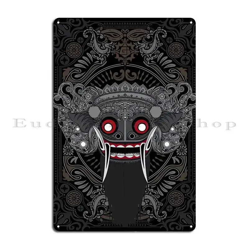 Barong Bali Metal Signs Party Wall Decor Vintage Printing Customize Tin Sign Poster