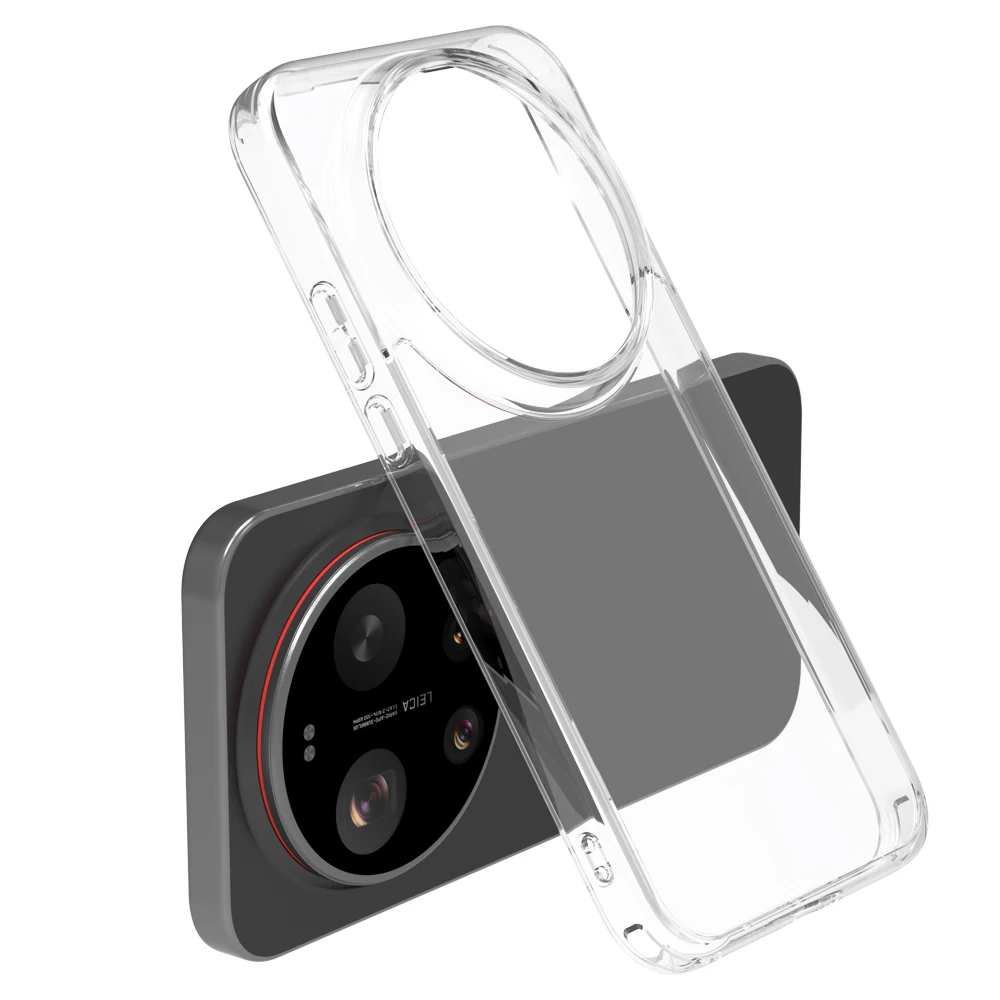 For Xiaomi 17 Ultra 5G LeReach TOC Case Crystal Clear Case Soft TPU + Acrylic Back Panel Ultra-thin 360 Back Cover Protection