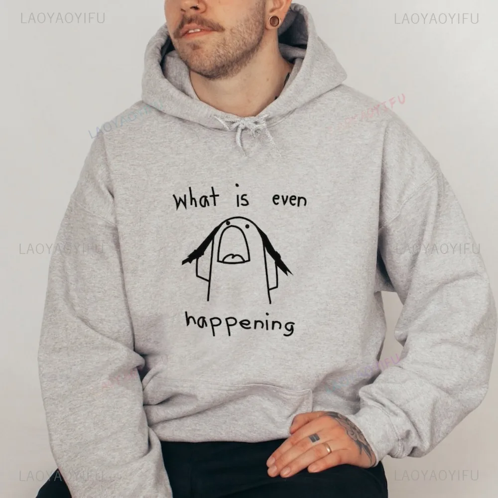 What Is Even Happening Meme Retro Unisex Hoodies Funny Hoodies Memes Womens Fun Hoodies for Guys Long Seleeve Hoody for Men