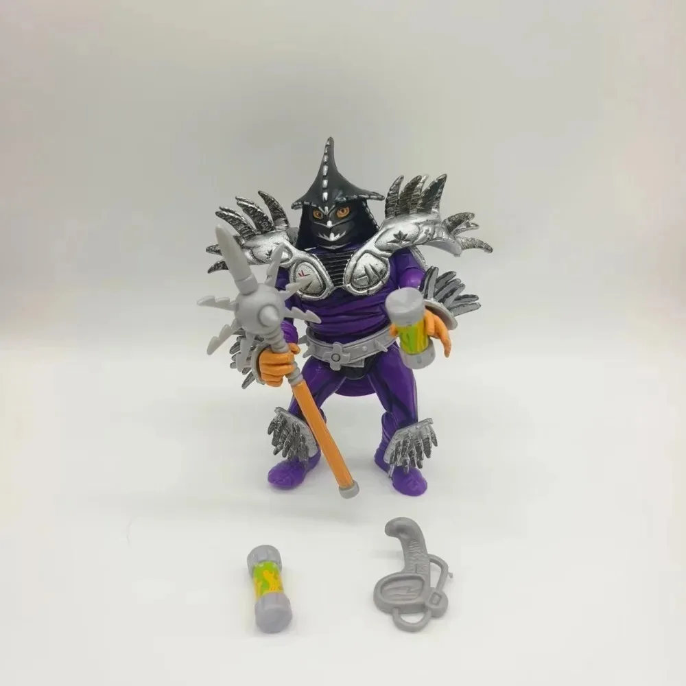 TMNT Super Shredder Collectible Action Figure With Spear Potion Accessories Movable Joint Figurine Desktop Hobby Display Ornamen view 3