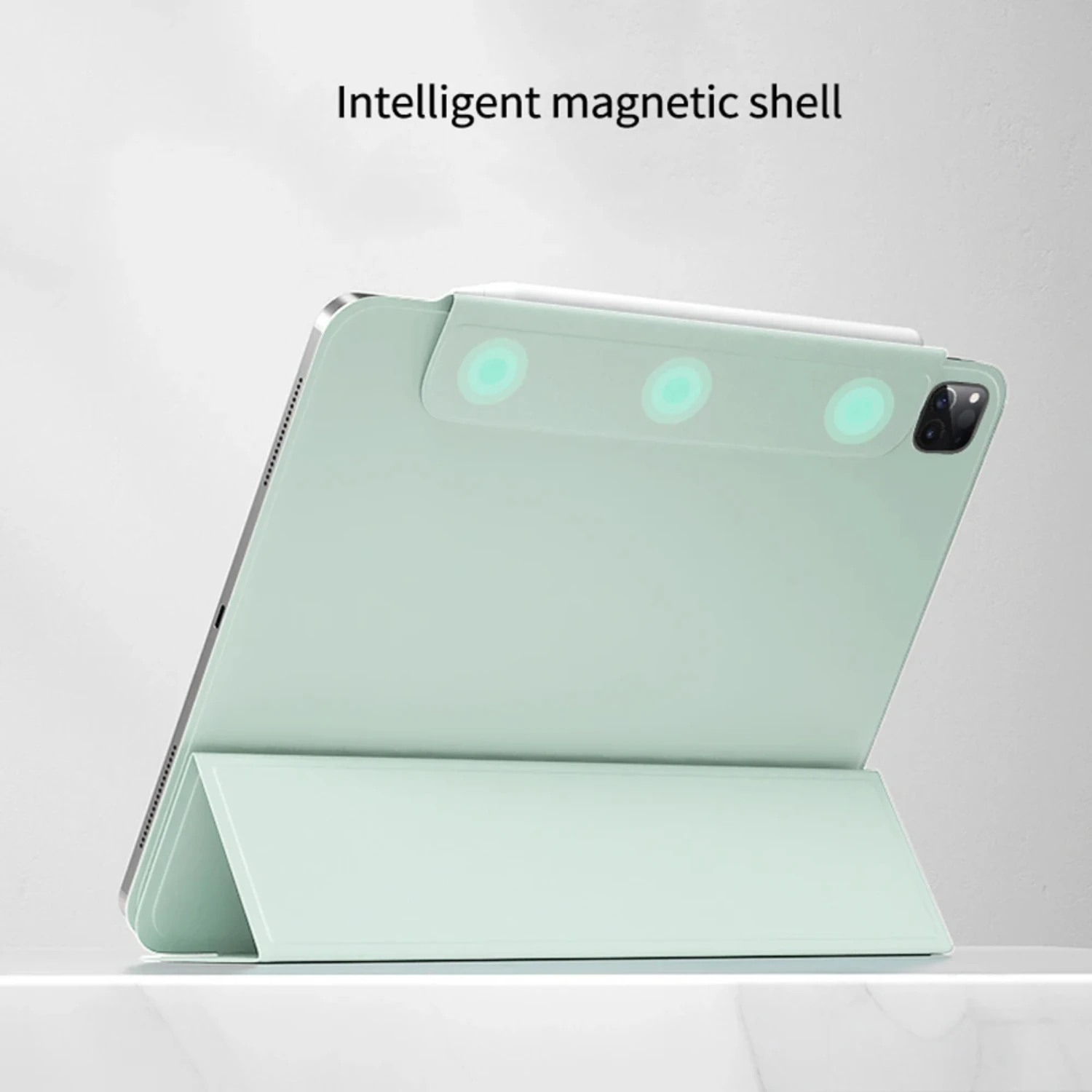 Capa Secure Slim Split para tablet para 2022 Mini 6, 10,9 polegadas Air 4/5th e 2021 Pro 11/12,9 polegadas, com design elegante e se