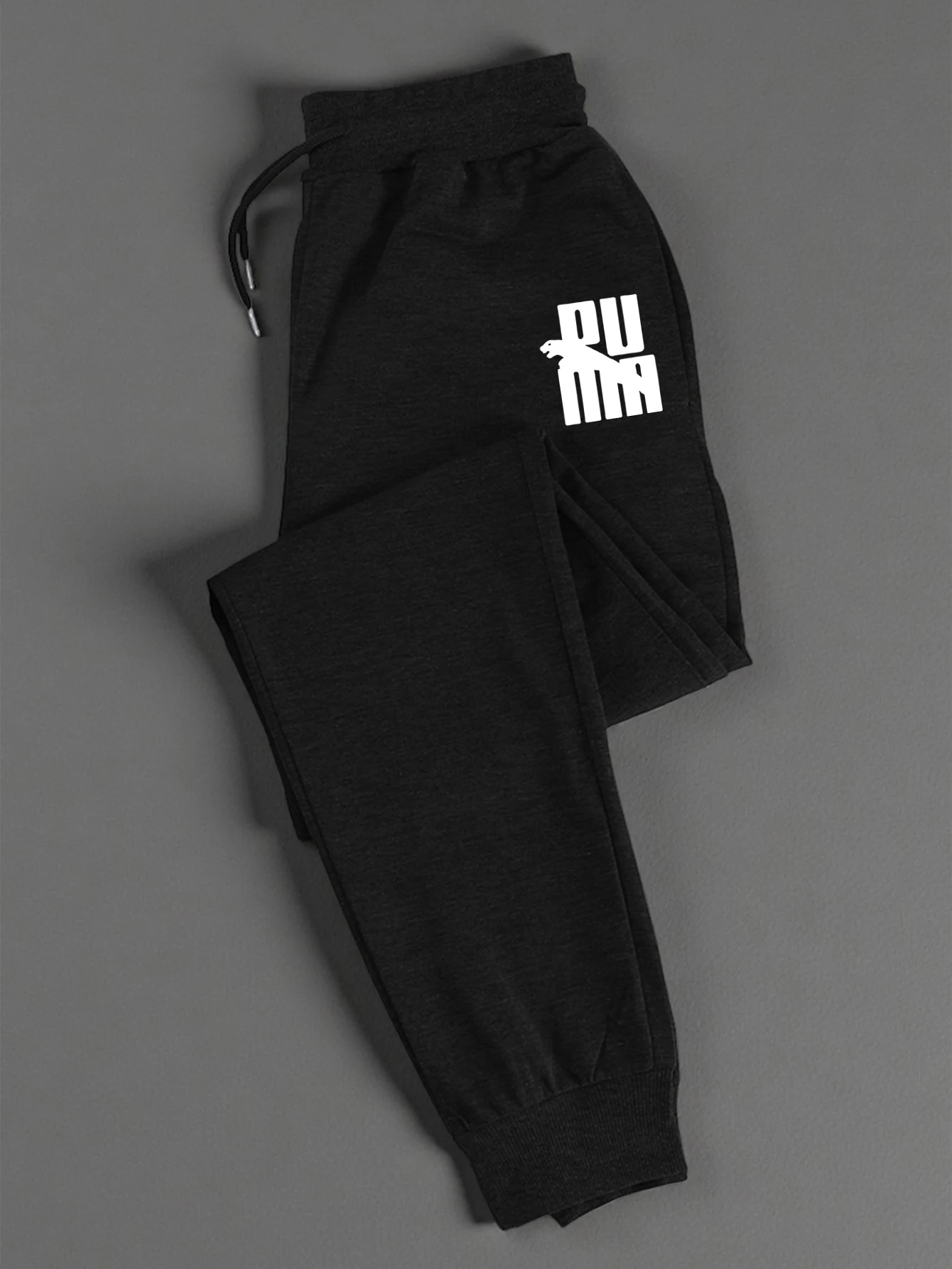 

Print 1pc Men'S Print Casual Athletic Pants, with Elastic Waistband And Drawstring, 100% Knit Fabric, Regular Fit, with