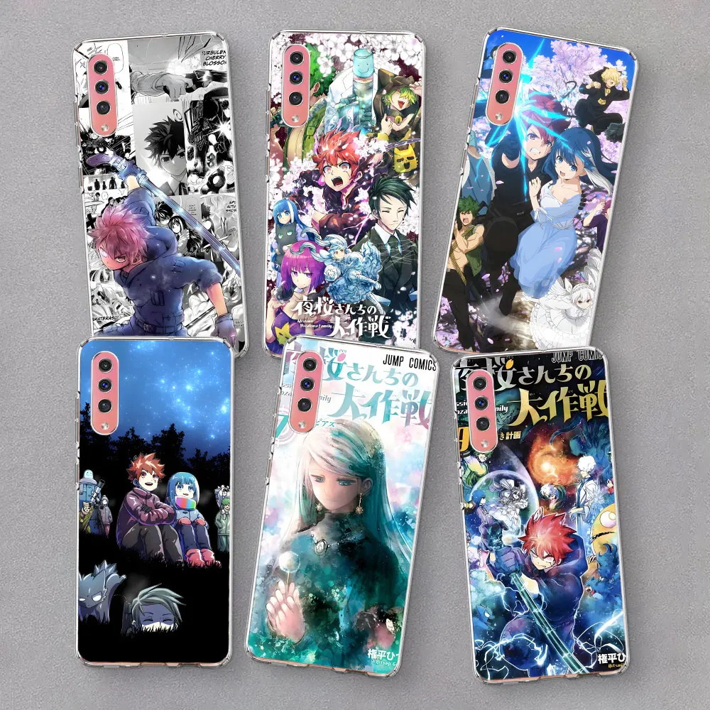 Mission Yozakura Family Case for Samsung Galaxy A10s A7 A50 A50s A20e A70 A70s A40 A30s A10 A6 Plus A8 Transparent Phone Cover