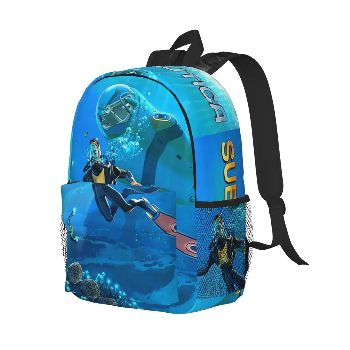 

Game Subnautica Below Zero Backpack Student Boys Girls BookBag Kids School Bag Laptop Shoulder Bags for Men Women