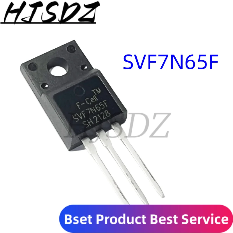 10 piezas SVF7N65F TO-220F SVF7N65 7N65 7A 650V TO-220 nuevo original