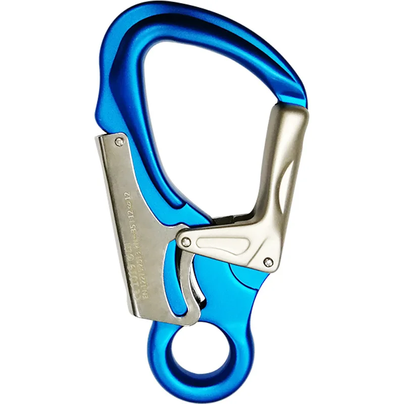 K-Lock Carabiner Mountain Rescue Safety Hook High-Altitude Work Retainer Rock Climbing Small Eye Fall Protection Fastener