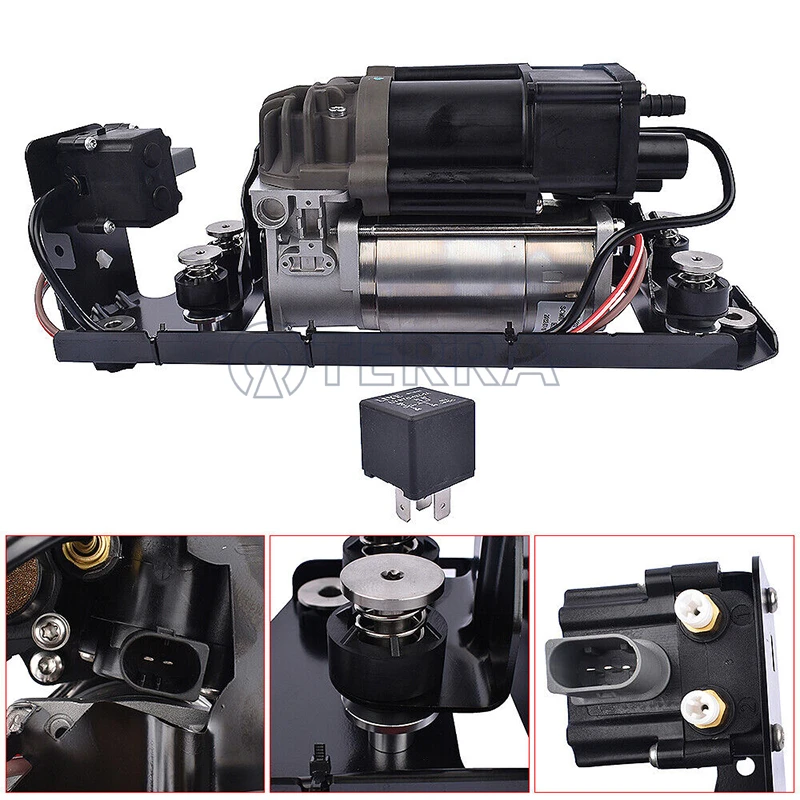 AP03 Air Suspension Shock Dtrut Compressor Pump For BMW 5 7 Series F01 F02 F04 F07 GT F11 520d 530d 37206784137 37206875176