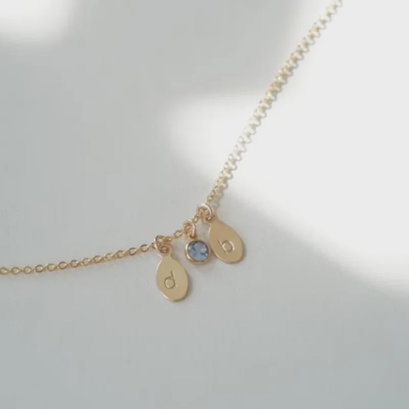 14k-gold-filled-birthstone-necklace-personalized-initial-pendant-necklace-handmade-custom-letter-pendant-women-gift