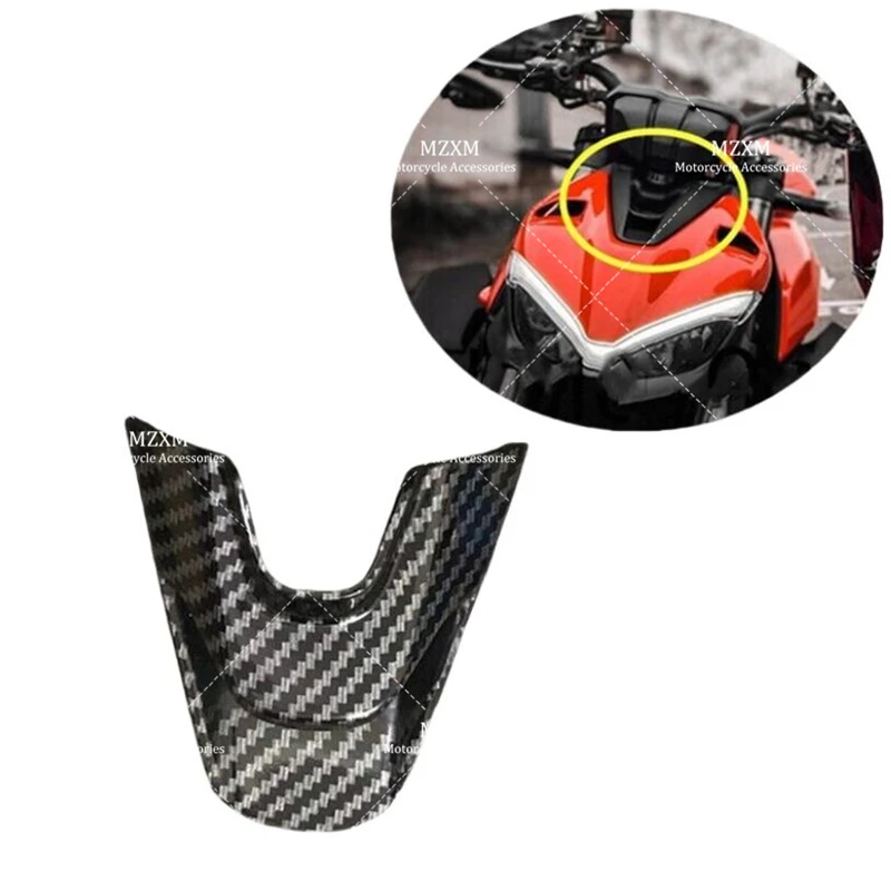 

Carbon fiber coating Front Headlight Middle Air Intake Inter Fairing Fit For Ducati Streetfighter V4 V4S 2020 2021 2022 2023