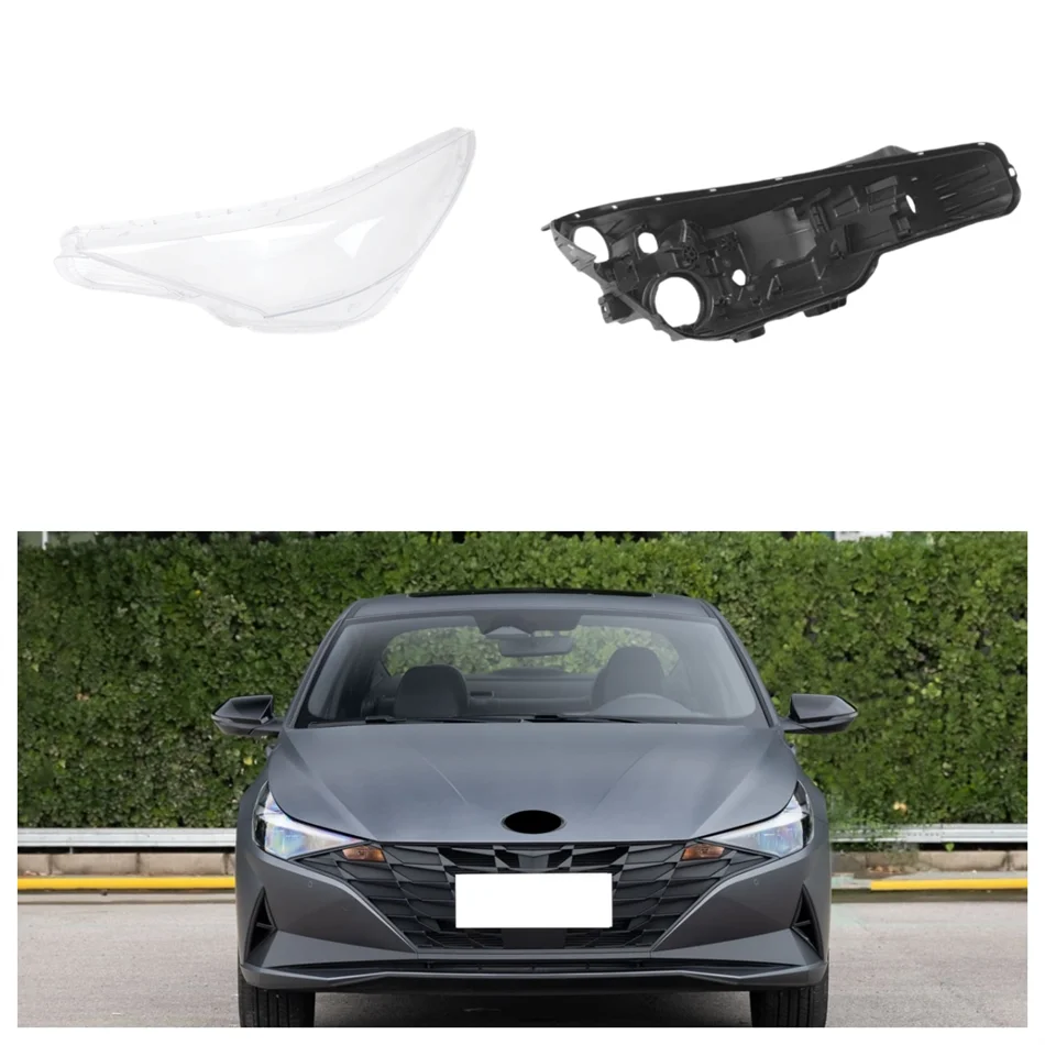 

Для Hyundai Elantra 2020 2021, автомобильный аксессуар, основание фары, задний корпус, пылезащитный чехол для фар