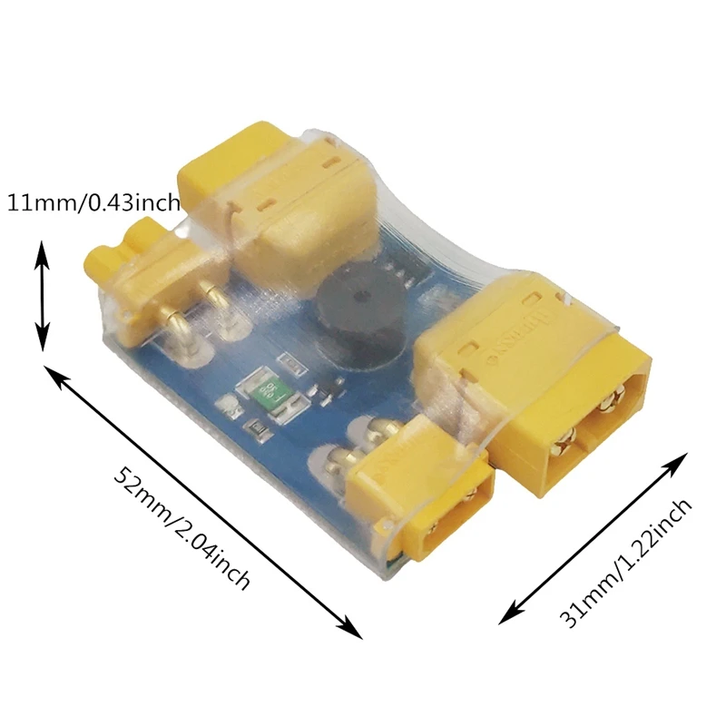 AU67-XT30 / XT60 Smart Smoke Stopper Short-Circuit Protection Plug For FPV Drone Part