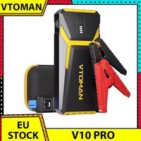 VTOMAN V10 PRO 4500A Car Jump Starter, with LED Lights, Type C Quick Charge, for 12V Vehicles