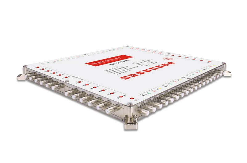 17 entrées 24 sorties Satellite Multiswitch Diseqc 2.0 C et Ku Band Cascadae Satellite Multiswitch
