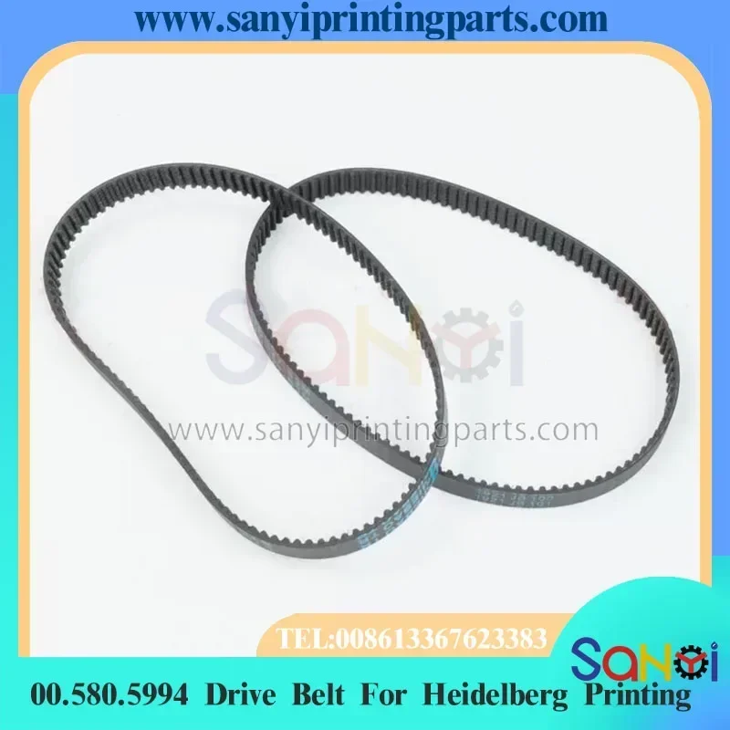 00.580.5994 Pull Gauge Drive Belt Teeth 109 Length: 327mm For Heidelberg SM102 CD102 XL105 XL106 Printing Machine Parts