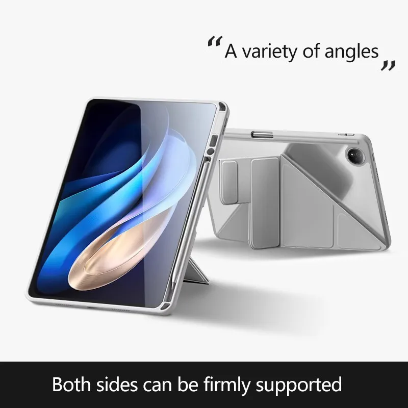 Smart Case For VIVO Pad3 Pro 13 inch 2024 Pad2 iQOO Pad 12.1inch Air11.5 Pad11 Variable Buckle Multi Folding Cover With Pen Slot