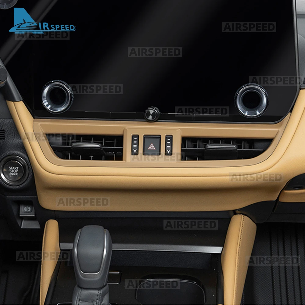 

Накладка с левым рулем для Lexus ES ES200 ES250 ES300h ES350 2025 2026 ABS, текстурированная крышка из углеродного волокна, аксессуары для воздуховыпускного отверстия с центральным управлением