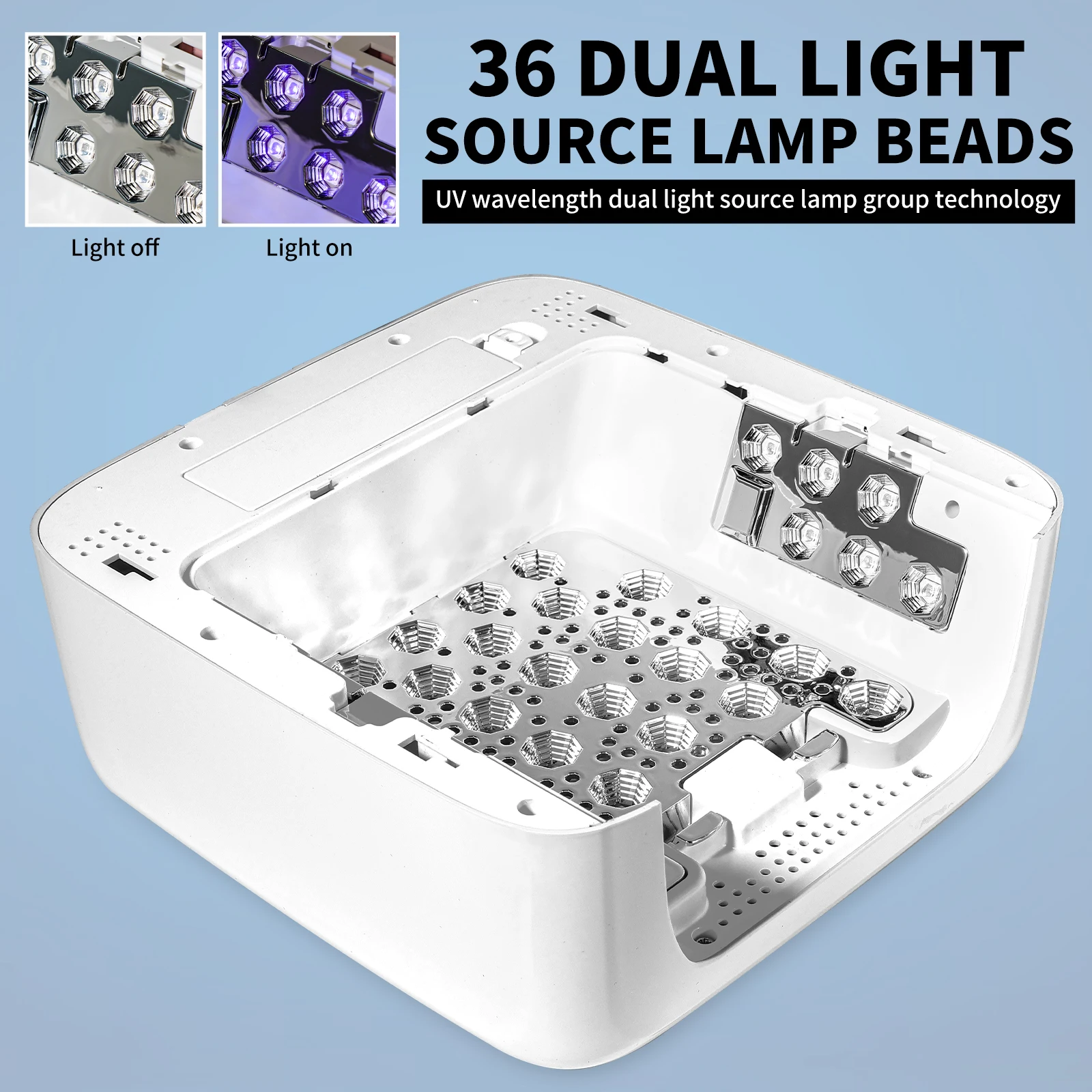 LIMEGIRL Professional UV 36LED โคมไฟเล็บเครื่องเป่า HD สมาร์ทเซ็นเซอร์เล็บแห้งโคมไฟได้อย่างรวดเร็วแห้งเจลเล็บเล็บเครื่องมือ