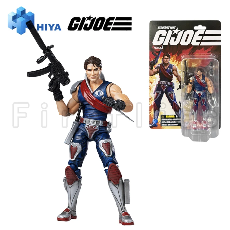 1/18 HIYA 4 pollici Action Figure Squisita Mini Serie GIJoe Tomax Anime Modello Giocattolo