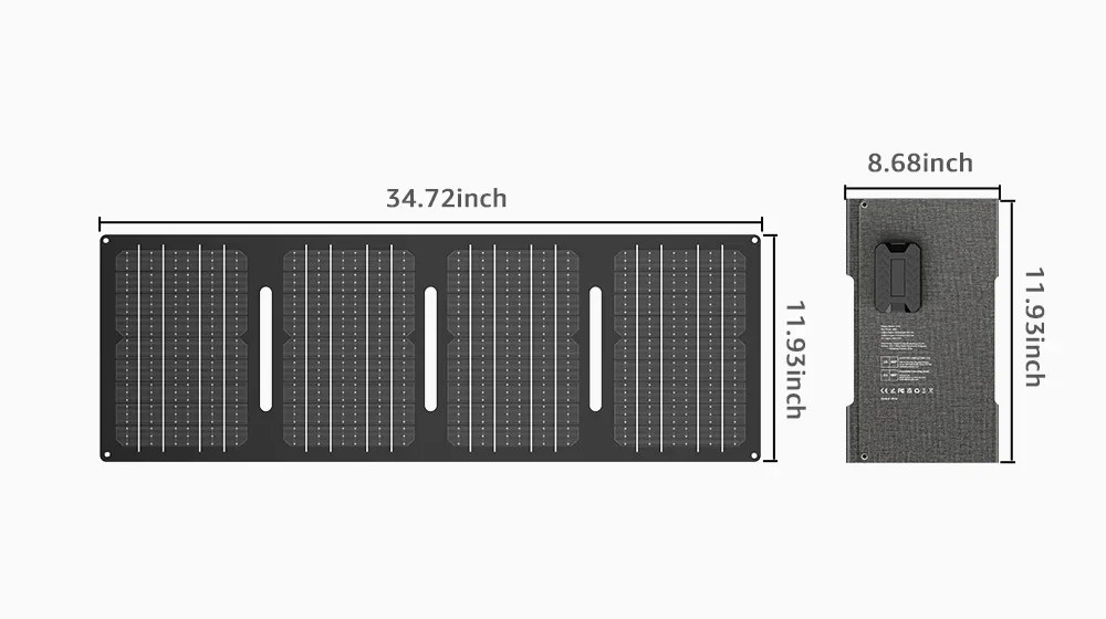 30w 40w 60w solar system mew energy portable solar panel charge power station laptop solar panel 40w