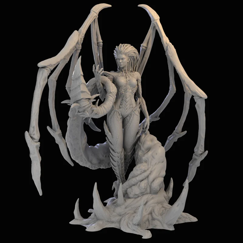 Star Blade Queen Kerrigan 1/24 Resin Figure GK Model DIY Toy Scene Match Unassembled Uncolored