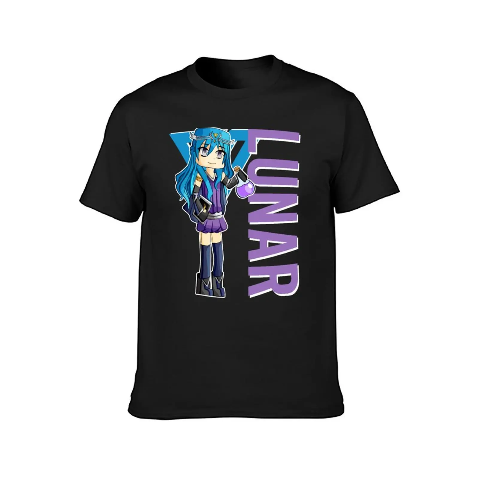 Lunar Itsfunneh Funneh Krew gamer fan art 2022 T-Shirt Short sleeve tee boys animal print sweat shirts, men