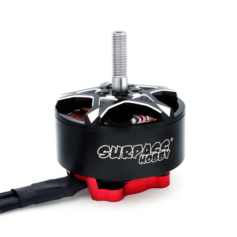 SURPASS HOBBY Бесщеточный двигатель FPV Outrunner 400KV/660KV — титановый вал M6 6,0 мм; Провода 14AWG 670 мм; Одножильный ветер
