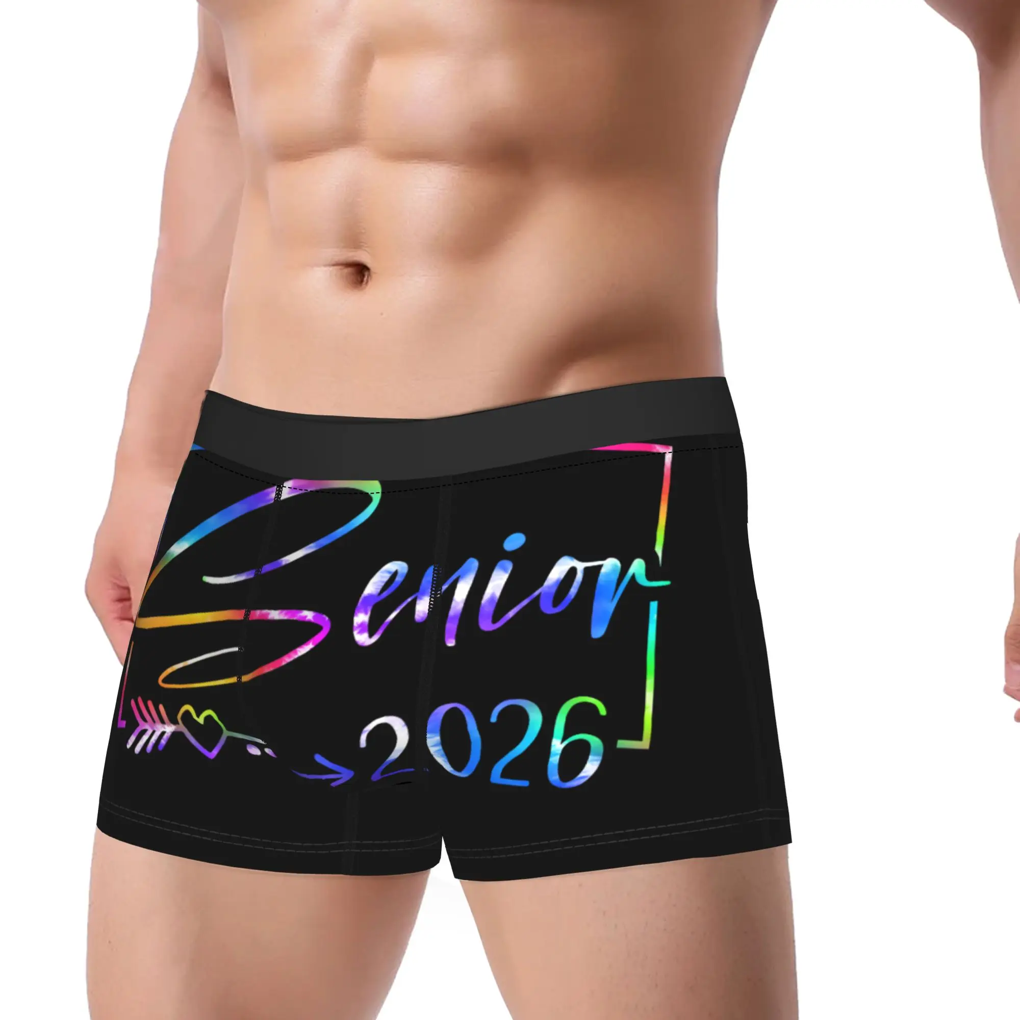 Tie Dye Graduation Last Day School Class Of 2026 Underpants Homme Panties Man Underwear Print Shorts Boxer Briefs
