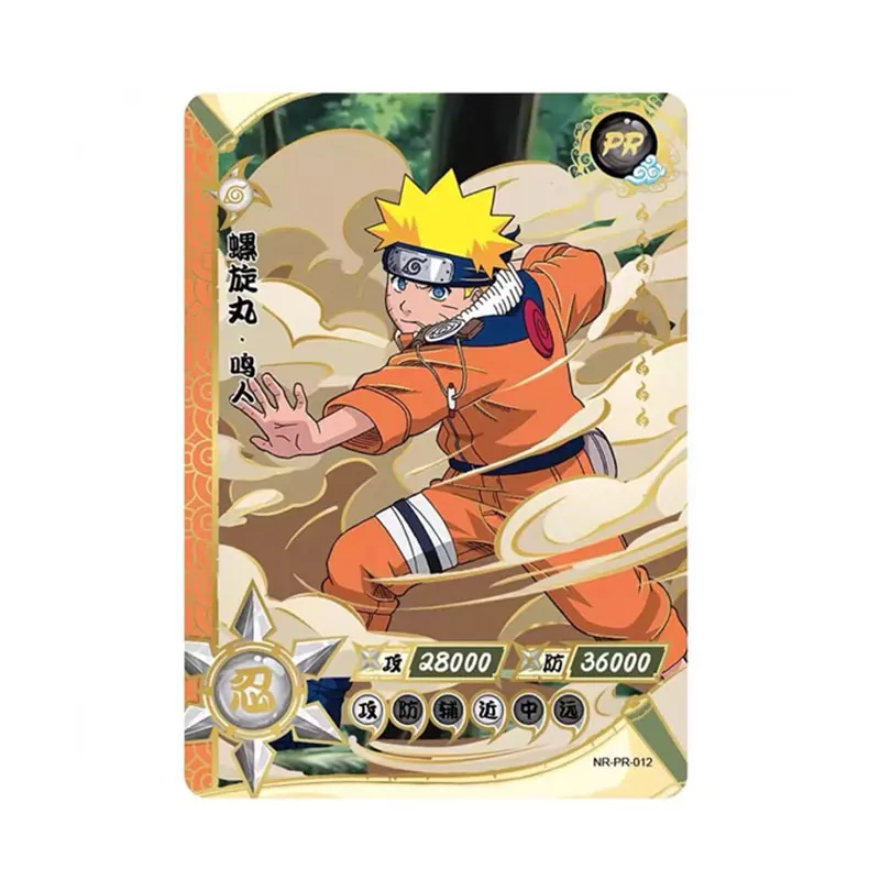 KAYOU Genuine NARUTO PR（001-028）Hatake Kakashi Uchiha Uzumaki Naruto Tsunade Haruno Sakura Rare Collection Card Single Sheet