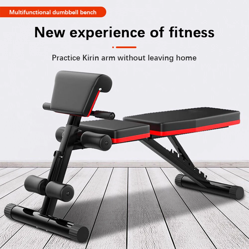 Standard  Exercise And Weightlifting Bench Utility Bench Adjustable Incline Seat Abdominal Bench Gym Equipment