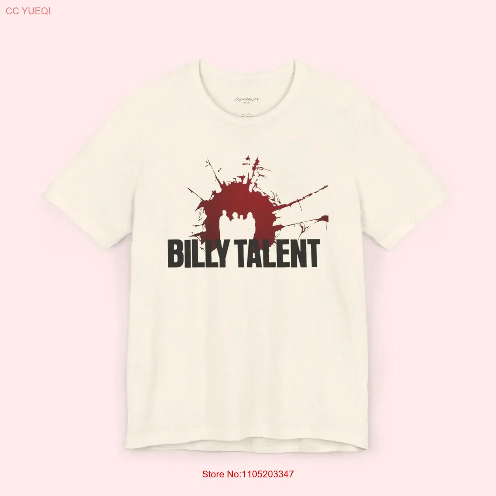 

Billy Talent Self Titled Album Vintage T Shirt Distressed Design Heavy Cotton vintage Washed Casual streetwear Comfortable