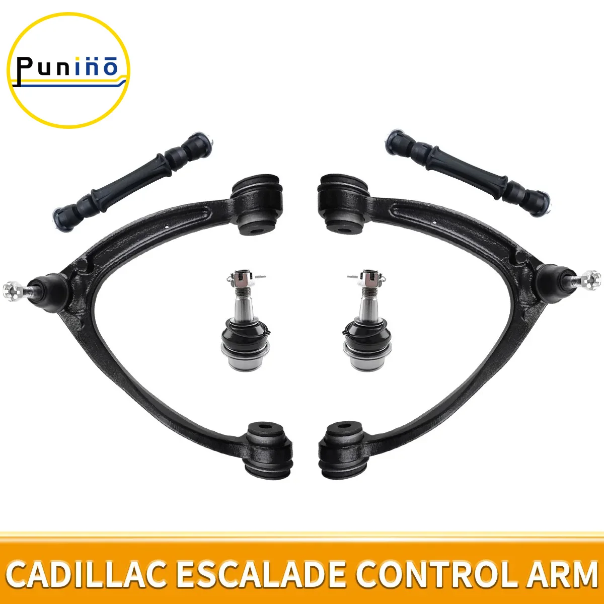 

Punino Front Upper Control Arm Ball Joint Stabilizer Sway Bar Kit for Cadillac Escalade Chevrolet Silverado 1500 2007 - 2016