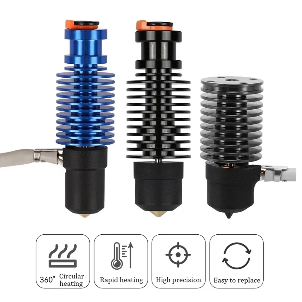 

Volcano Hotend Kit 24V 50W 60W E3D V6 For Voron 2.4 3D Printer Ceramic Heating Core Print Head For Voron Prusa MK3S Ender 3 CR10