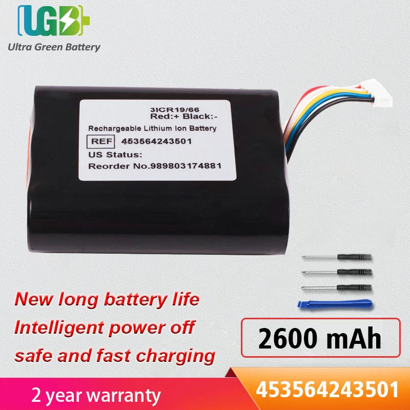 

UGB New 453564243501 Battery For Philips SureSigns VM1,Vsi,VS2+,863264,863265,989803166291,989803174881 Monitoring Systembattery