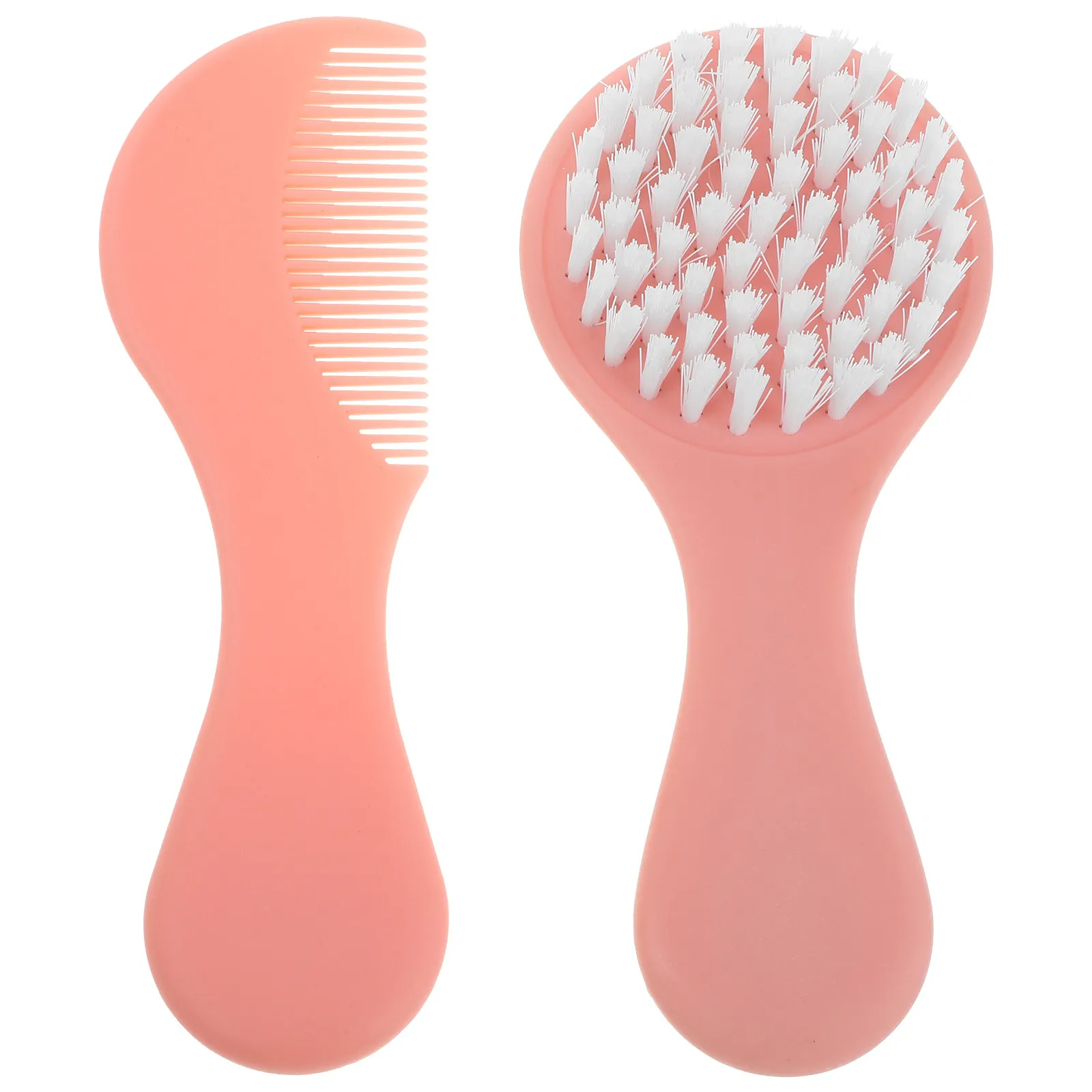 

1Set Baby Comb Set Gentle Newborn Toddler Hairbrush Grooming Tool Effective Dandruff Removal Baby Hair Brush and Comb Set Boy